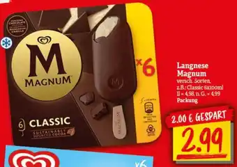 NP Discount Langnese Magnum Angebot