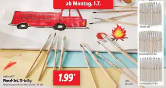 Lidl Crelando Pinsel-Set, 13-teilig Angebot