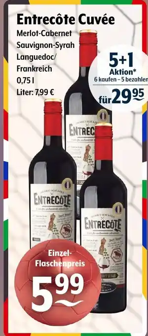 Trink und Spare Entrecôte Cuvée Merlot-Cabernet Sauvignon-Syrah Angebot