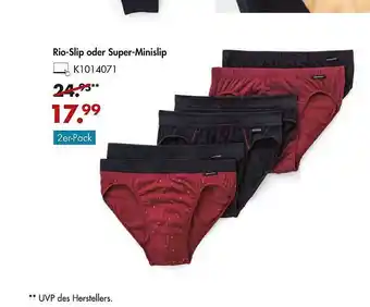 Galeria Rio-Slip Oder Super-Minislip Angebot