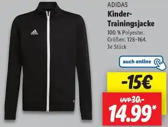 Lidl ADIDAS Kinder Trainingsjacke Angebot