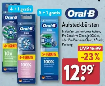 Aldi Nord Oral-B Aufsteckbürsten Angebot