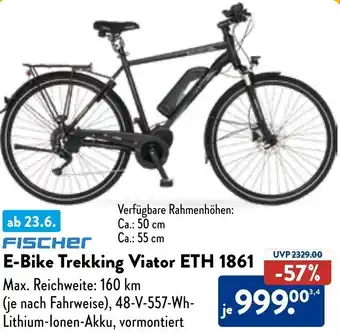 Aldi Nord FISCHER E-Bike Trekking Viator ETH 1861 Angebot