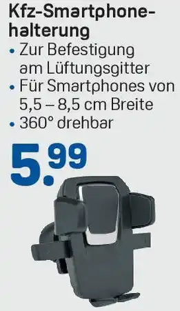 Rossmann Kfz-Smartphonehalterung Angebot