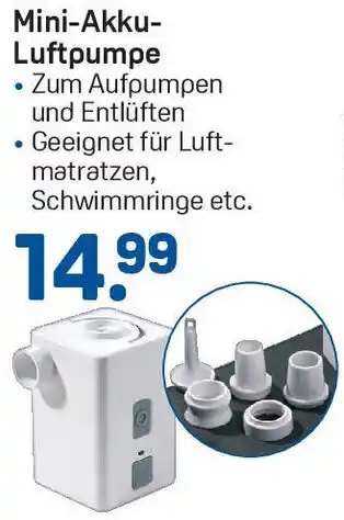 Rossmann Mini-Akku Luftpumpe Angebot