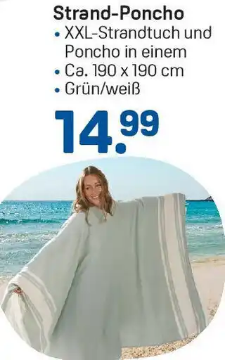 Rossmann Strand-Poncho Angebot
