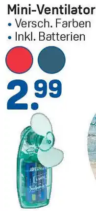 Rossmann Mini-Ventilator Angebot