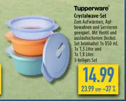 diska Tupperware Crystalwave-Set Angebot