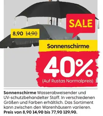 Rusta Sonnenschirme Angebot