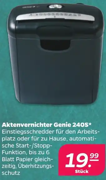 NETTO Aktenvernichter Genie 240S Angebot
