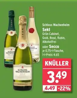 Wasgau Schloss Wachenheim Sekt oder Secco je 0,75-1-Flasche, Angebot