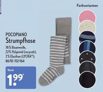 Aldi Nord Pocopiano Strumpfhose 86/92-152/164 Angebot