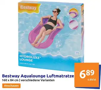 Action Bestway Aqualounge Luftmatratze Angebot