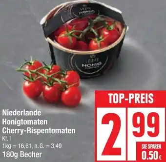 Edeka Niederlande Honigtomaten Cherry-Rispentomaten 180g Becher Angebot