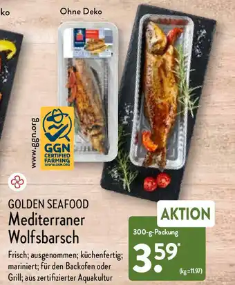 Aldi Nord Golden Seafood Mediterraner Wolfsbarsch 300g Angebot