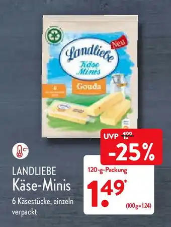 Aldi Nord Landliebe Kase-Minis 1250g Angebot