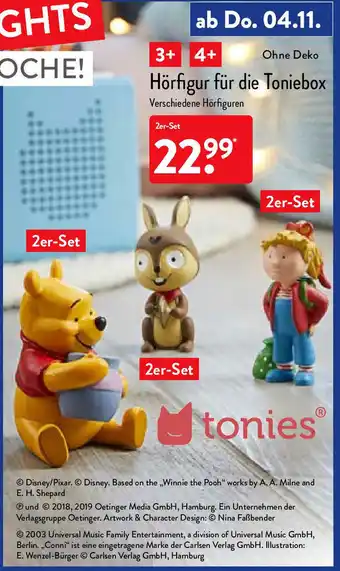 Aldi Nord Tonies Horfigur fur die Toniebox Angebot