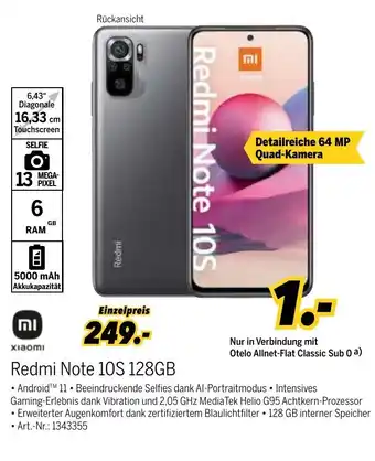 MEDIMAX Xiaomi Redmi Note 10S Angebot