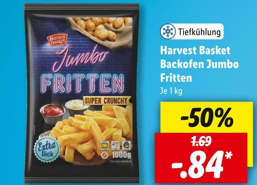 Harvest basket backofen jumbo fritten Angebot bei Lidl