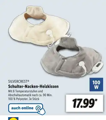 Lidl Silvercrest schulter-nacken-heizkissen Angebot