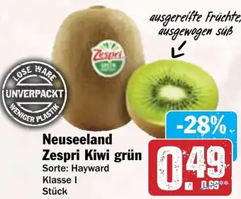 Hit Neuseeland Zespri Kiwi grün Angebot