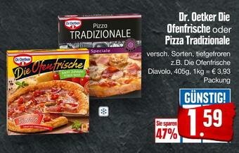 Edeka Dr. oetker die ofenfrische oder pizza tradizionale Angebot