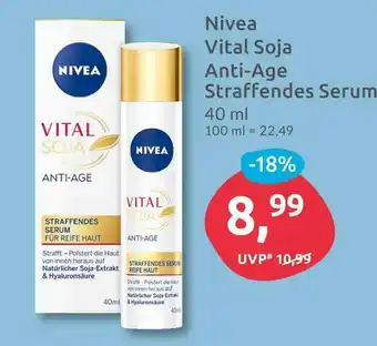 Budni Nivea vital soja anti-age straffendes serum Angebot