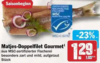 Hit Matjes-Doppelfilet Gourmet Angebot