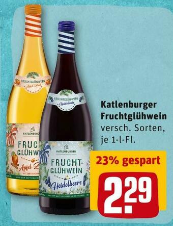 REWE Katlenburger fruchtglühwein Angebot
