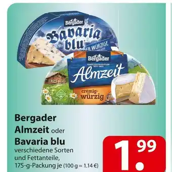 Famila Nord Ost Bergader almzeit oder bavaria blu Angebot