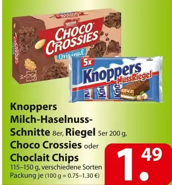 Famila Nord Ost Knoppers milch-haselnuss-schnitte riegel Angebot