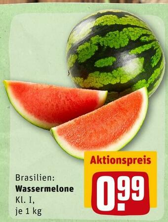 REWE Wassermelone Angebot