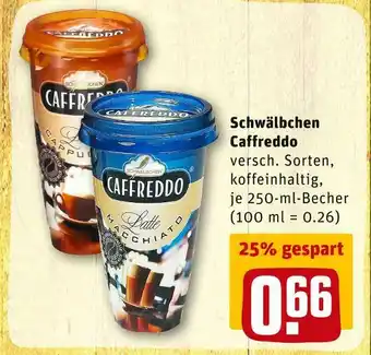 REWE Schwälbchen caffreddo Angebot