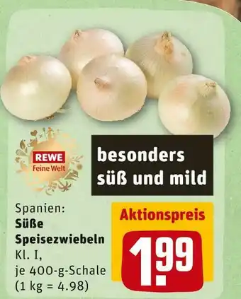 REWE Rewe feine welt süße speisezwiebeln Angebot