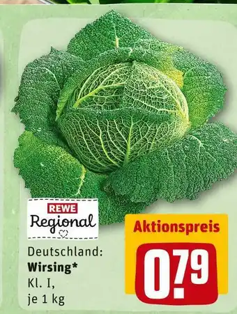 REWE Rewe regional wirsing Angebot