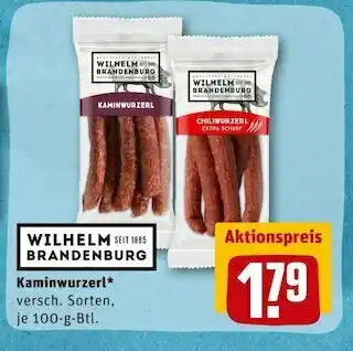 REWE Wilhelm brandenburg kaminwurzerl Angebot