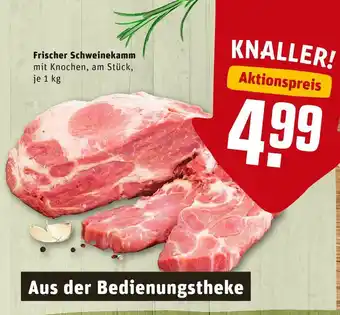 REWE Frischer schweinekamm Angebot