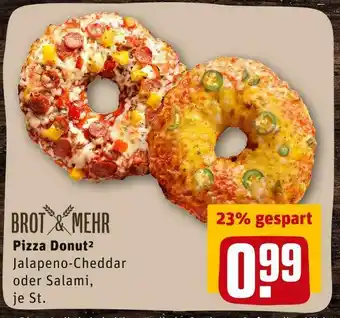 REWE Brot & mehr pizza donut Angebot