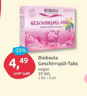 Budni Biobaula geschirrspül-tabs Angebot