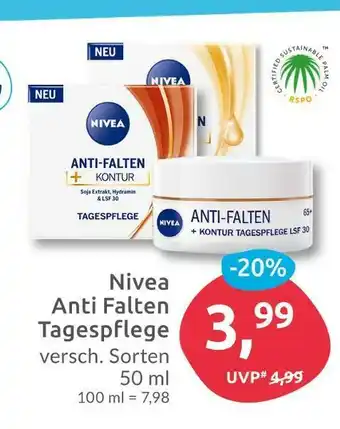 Budni Nivea anti falten tagespflege Angebot