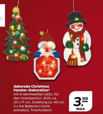 NETTO Dekorado christmas fenster-dekoration Angebot