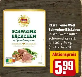 REWE Rewe feine welt schweine-bäckchen Angebot