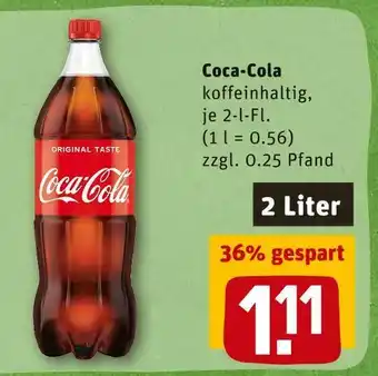 REWE Coca-cola Angebot