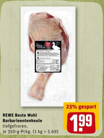 REWE Rewe beste wahl barbarieentenkeule Angebot