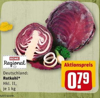 REWE Rewe regional rotkohl Angebot