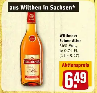 REWE Wilthener feiner alter Angebot