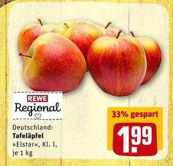 REWE Rewe regional tafeläpfel Angebot