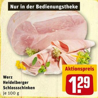 REWE Werz heidelberger schlossschinken Angebot