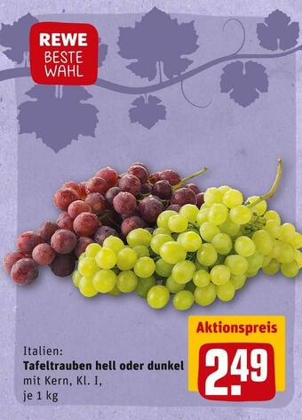 REWE Rewe beste wahl tafeltrauben Angebot