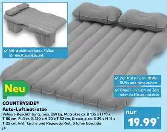 Kaufland COUNTRYSIDE Auto-Luftmatratze Angebot